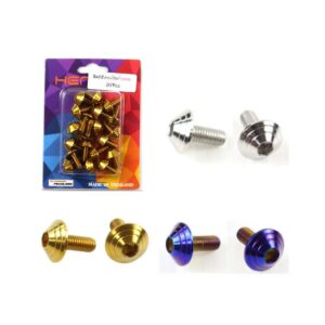 น๊อตคอนโซนสแตนเลส หัวก้นหอย 5*12 (ถุงละ 20 ตัว)