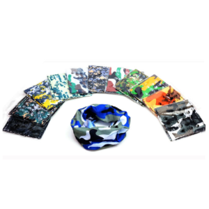 ผ้าบัฟคละSET101 ลายทหารพราง (แพ็ค12ผืน)