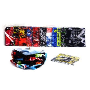 ผ้าบัฟคละSET301 ลายกราฟฟิค (แพ็ค12ผืน)