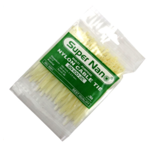 เคเบิ้ลไทร์ 4 นิ้ว สีใส( 100เส้น )