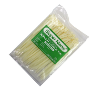 เคเบิ้ลไทร์ 6 นิ้ว สีใส( 100เส้น )